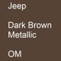 Preview: Jeep, Dark Brown Metallic, OM.